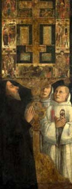 WikiOO.org - Encyclopedia of Fine Arts - Maalaus, taideteos Gentile Bellini - Cardinal Bessarion with the Bessarion Reliquary