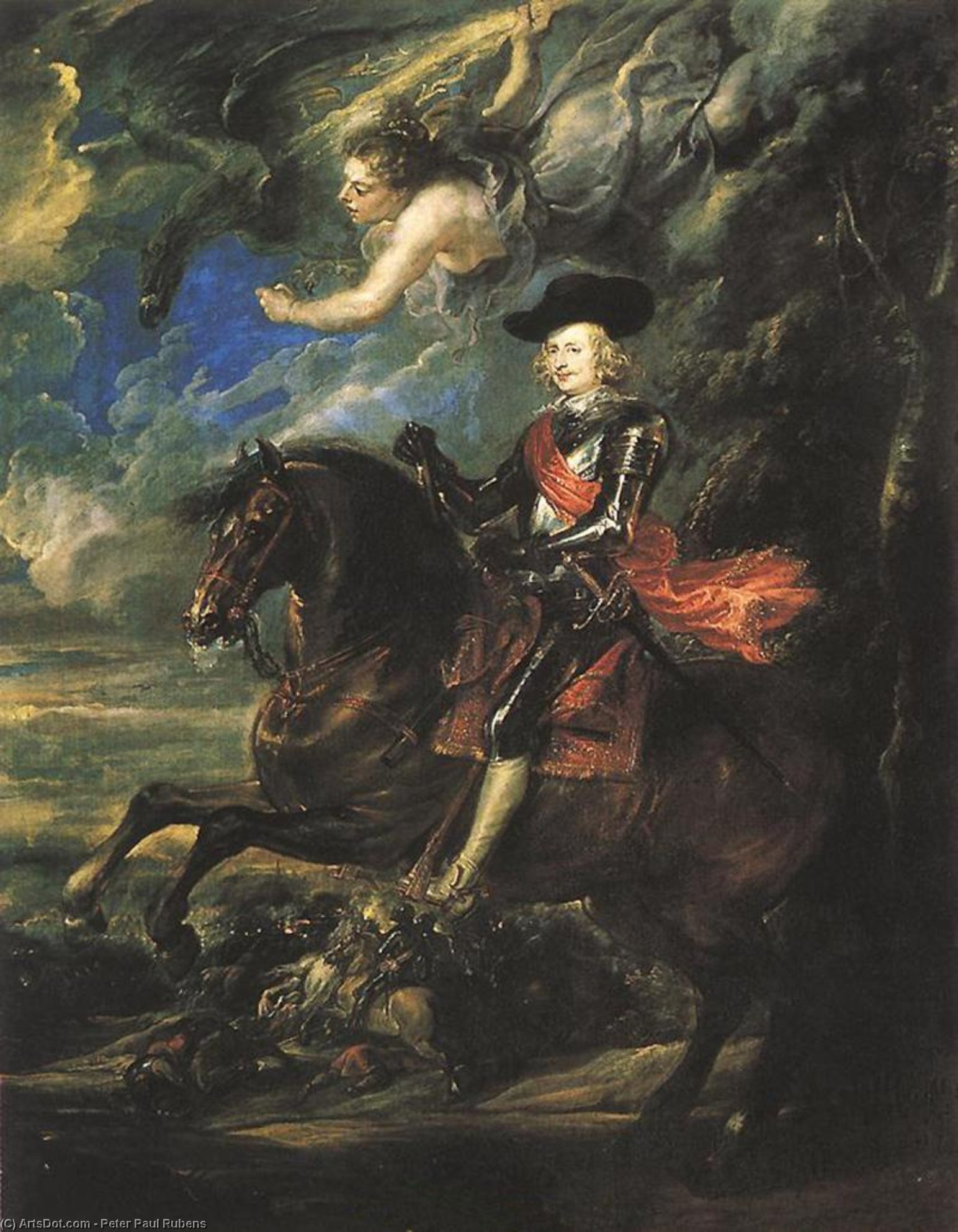 Wikioo.org – La Enciclopedia de las Bellas Artes - Pintura, Obras de arte de Peter Paul Rubens - El cardenal Infante