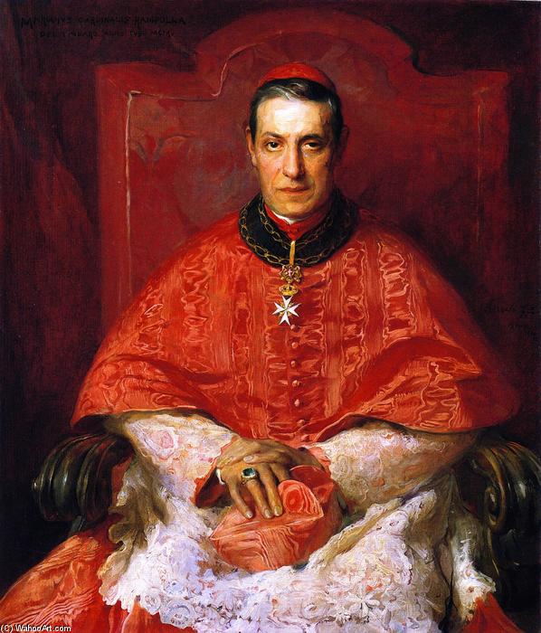 WikiOO.org - Encyclopedia of Fine Arts - Maalaus, taideteos Philip Alexius De Laszlo - Cardinal Mariano Rampolla