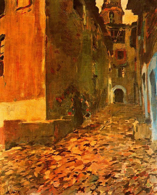 Wikioo.org - The Encyclopedia of Fine Arts - Painting, Artwork by Joaquin Mir Trinxet - Carrer d´Alforja