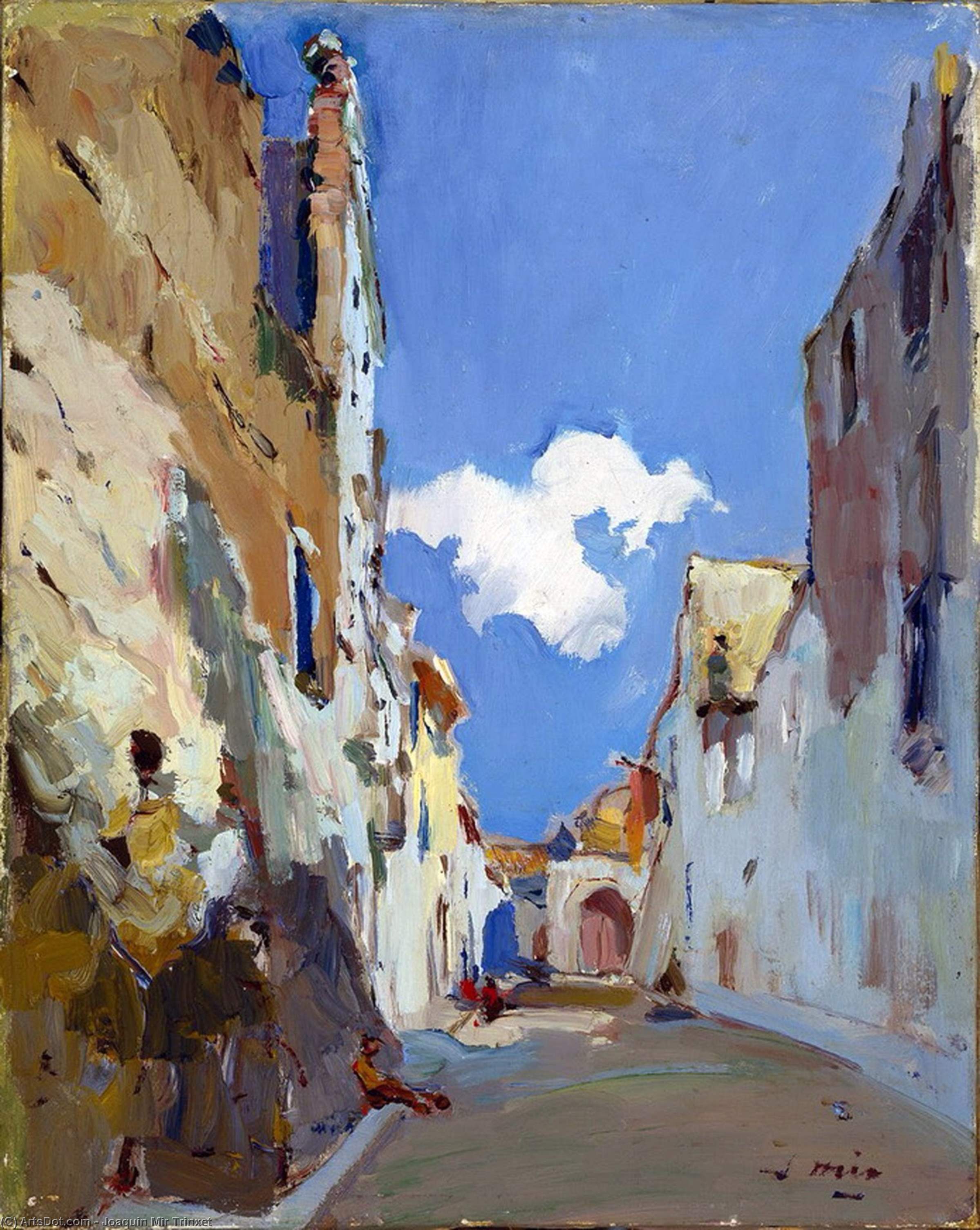 Wikioo.org - The Encyclopedia of Fine Arts - Painting, Artwork by Joaquin Mir Trinxet - Carrer dels Terrissaires