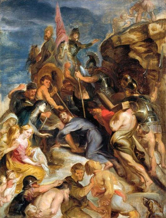 WikiOO.org - Enciclopédia das Belas Artes - Pintura, Arte por Peter Paul Rubens - Carrying the Cross