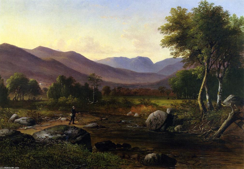 Wikioo.org - The Encyclopedia of Fine Arts - Painting, Artwork by James Wells Champney - Carter Notch from the Wildcat River