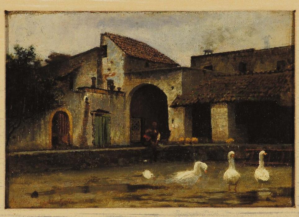 Wikioo.org - The Encyclopedia of Fine Arts - Painting, Artwork by Giuseppe De Nittis - Casolare
