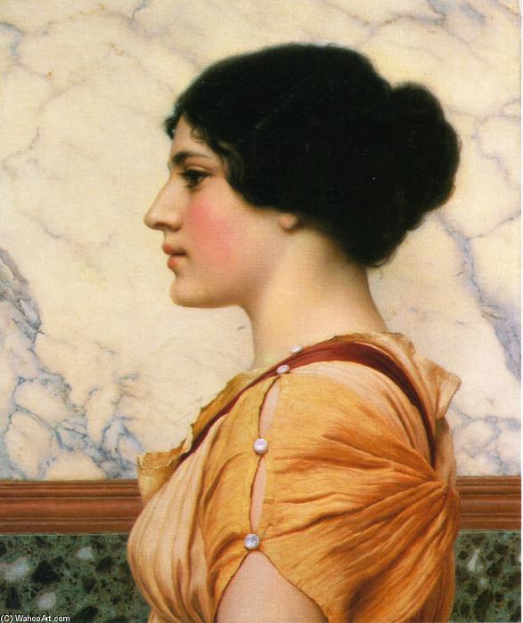 Wikioo.org - The Encyclopedia of Fine Arts - Painting, Artwork by John William Godward - Cassotis