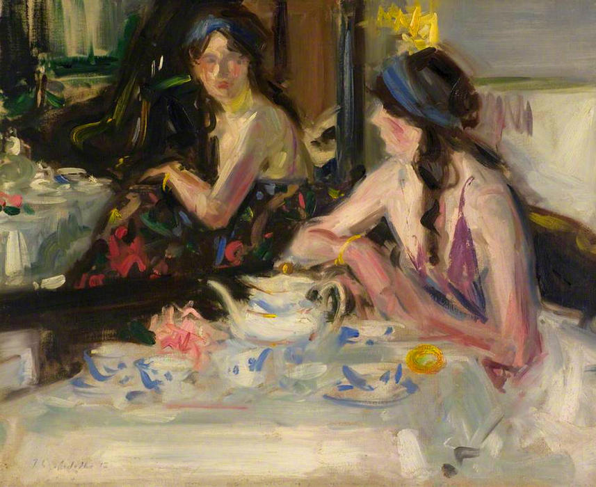 Wikioo.org - The Encyclopedia of Fine Arts - Painting, Artwork by Francis Campbell Boileau Cadell - Cecilia