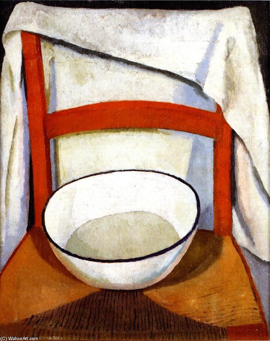 Wikioo.org - The Encyclopedia of Fine Arts - Painting, Artwork by Roger Fry - Chair with Bowl and Towel