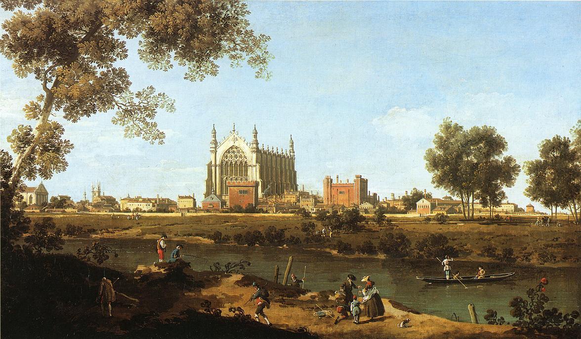 WikiOO.org - Εγκυκλοπαίδεια Καλών Τεχνών - Ζωγραφική, έργα τέχνης Giovanni Antonio Canal (Canaletto) - The Chapel of Eton College