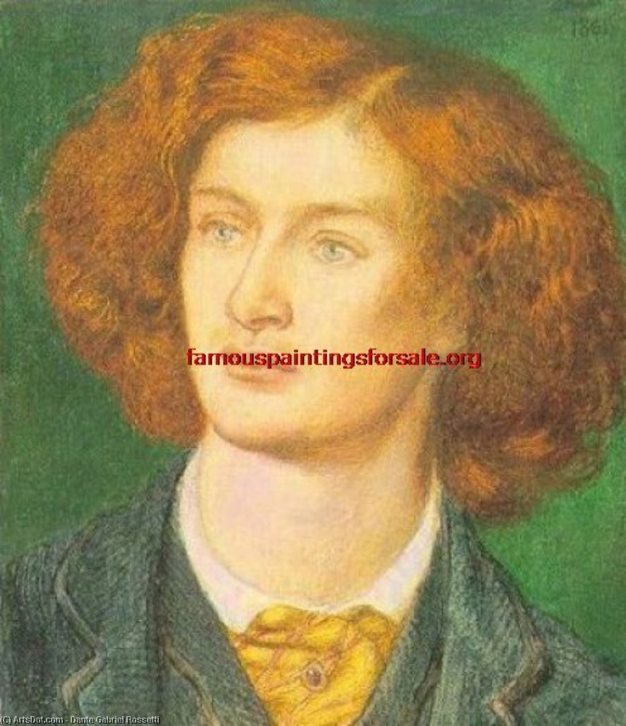 Wikioo.org - The Encyclopedia of Fine Arts - Painting, Artwork by Dante Gabriel Rossetti - Charles Algernon Swinburne