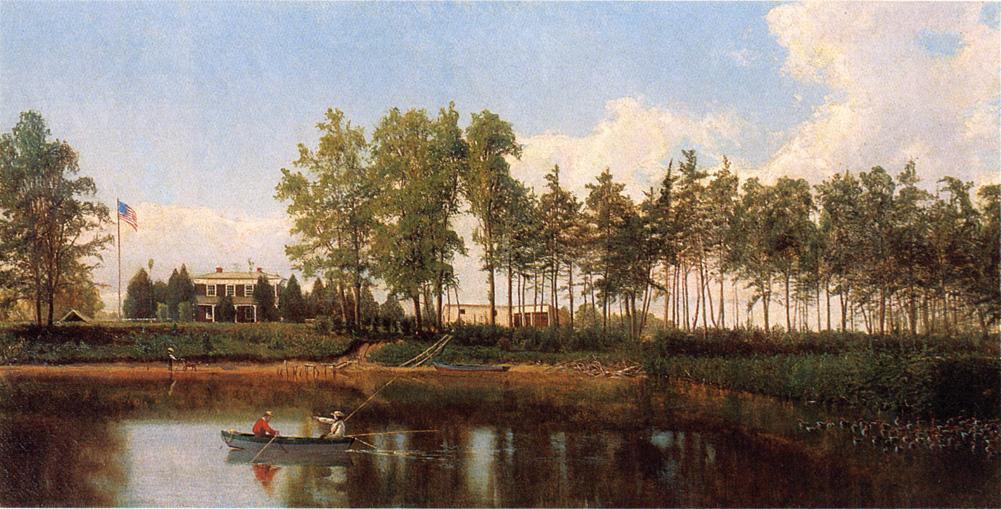 Wikioo.org - The Encyclopedia of Fine Arts - Painting, Artwork by Hugh Bolton Jones - Charles River Maryland