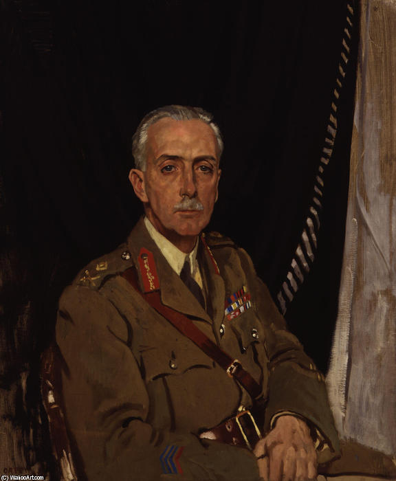 Wikioo.org - The Encyclopedia of Fine Arts - Painting, Artwork by William Newenham Montague Orpen - Charles Sackville West 4th Baron Sackville