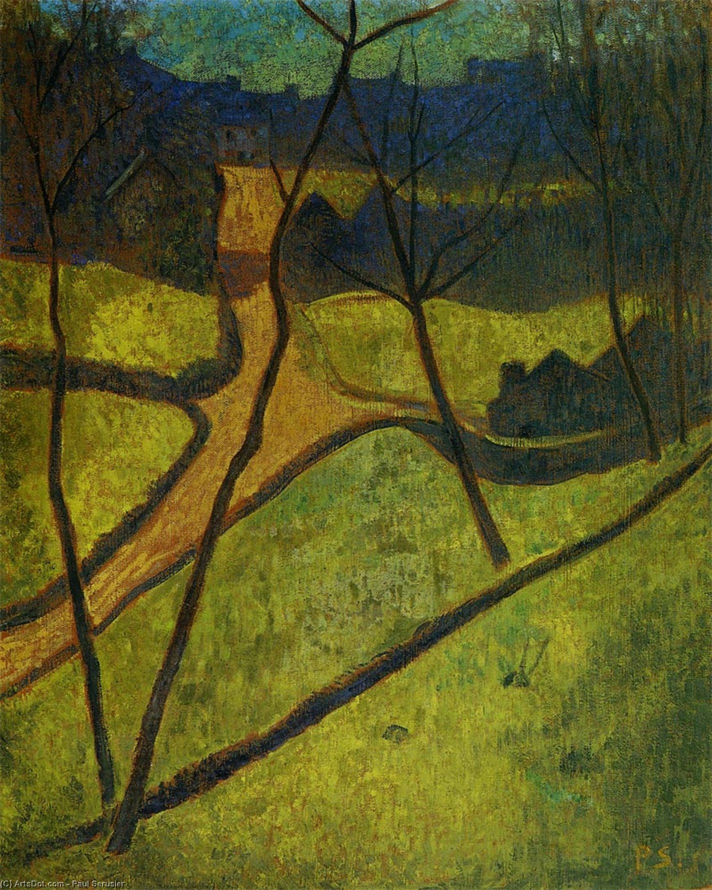 Wikioo.org - The Encyclopedia of Fine Arts - Painting, Artwork by Paul Serusier - Chateau neuf