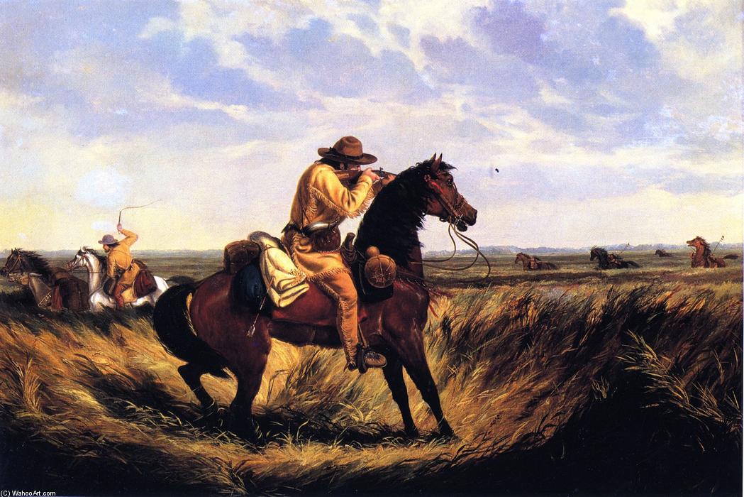 Wikioo.org - The Encyclopedia of Fine Arts - Painting, Artwork by Arthur Fitzwilliam Tait - The Check (also known as Keep Your Distance)