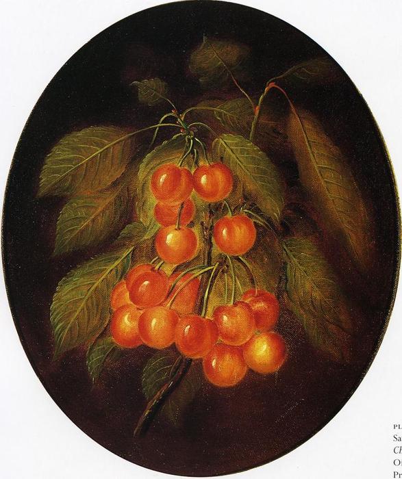 WikiOO.org - دایره المعارف هنرهای زیبا - نقاشی، آثار هنری Sarah Miriam Peale - Cherries