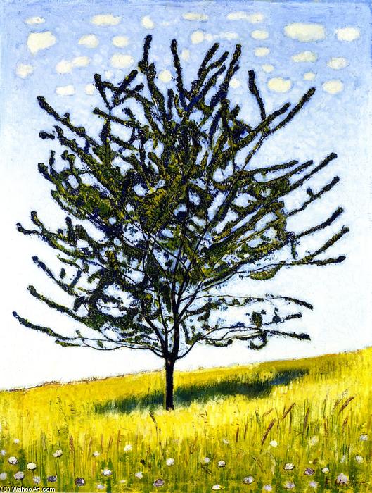WikiOO.org - Encyclopedia of Fine Arts - Schilderen, Artwork Ferdinand Hodler - The Cherry Tree