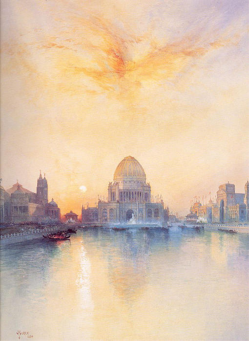 Wikioo.org - The Encyclopedia of Fine Arts - Painting, Artwork by Thomas Moran - Chicago World's Fair