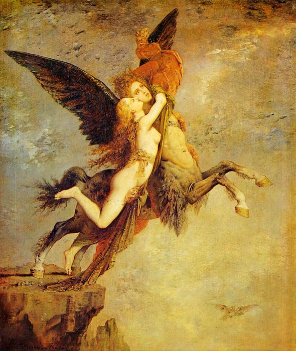 WikiOO.org - Encyclopedia of Fine Arts - Maleri, Artwork Gustave Moreau - The Chimera