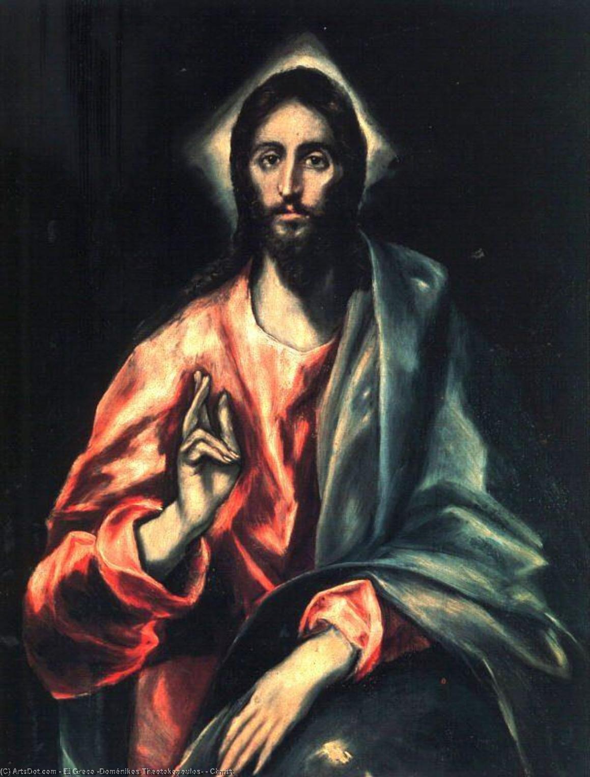 WikiOO.org - 百科事典 - 絵画、アートワーク El Greco (Doménikos Theotokopoulos) - キリスト
