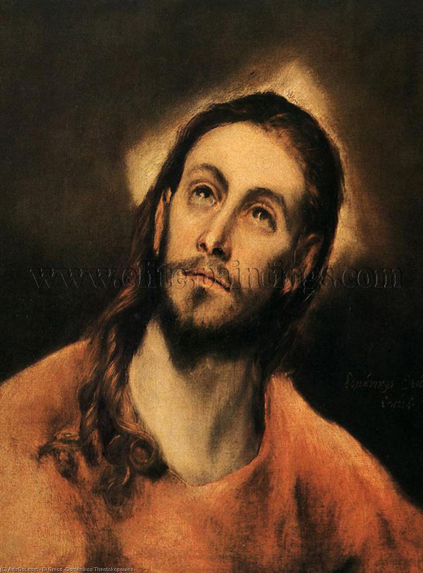 Wikioo.org - The Encyclopedia of Fine Arts - Painting, Artwork by El Greco (Doménikos Theotokopoulos) - Christ