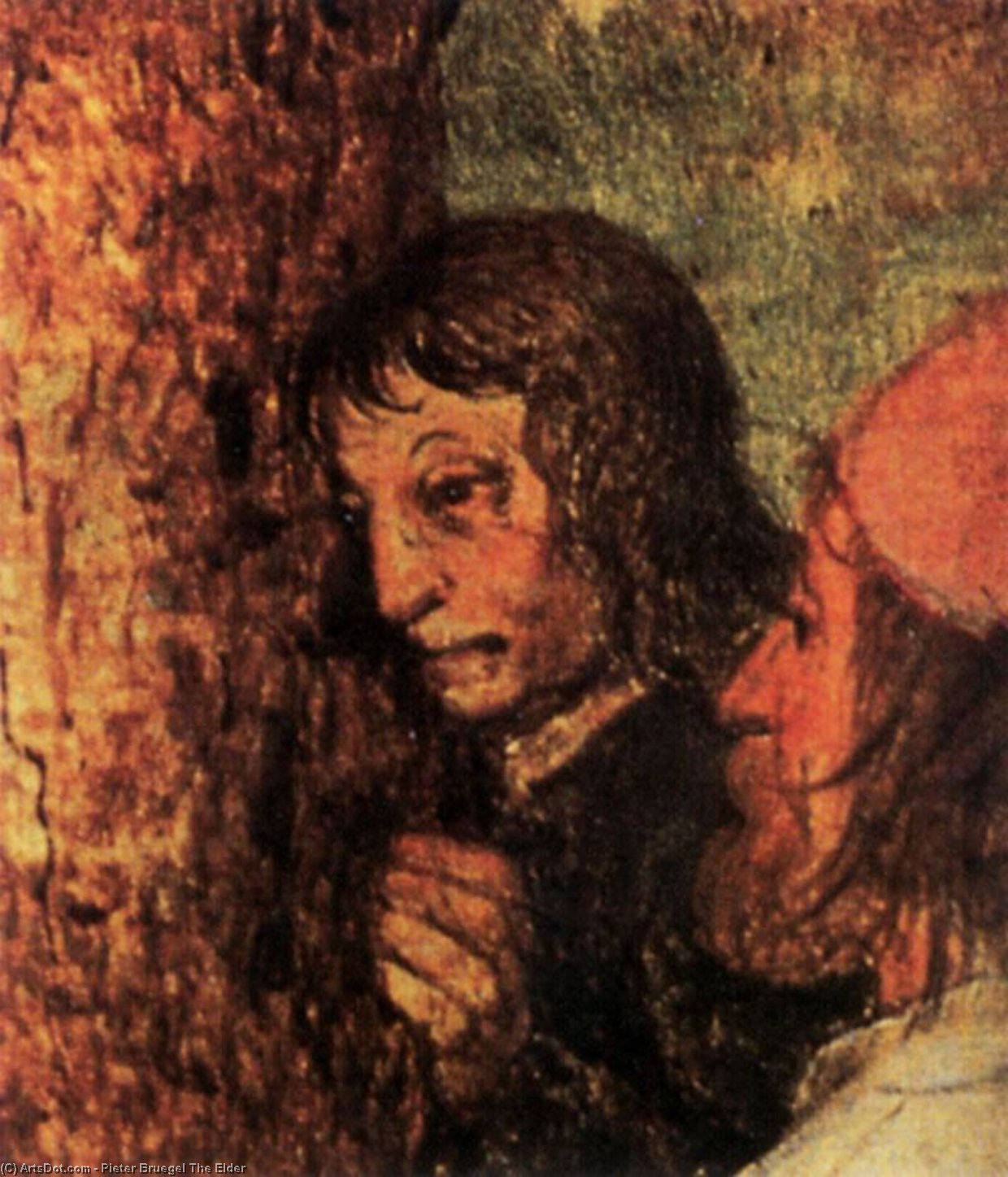 WikiOO.org - Enciklopedija dailės - Tapyba, meno kuriniai Pieter Bruegel The Elder - Christ Carrying the Cross (detail)