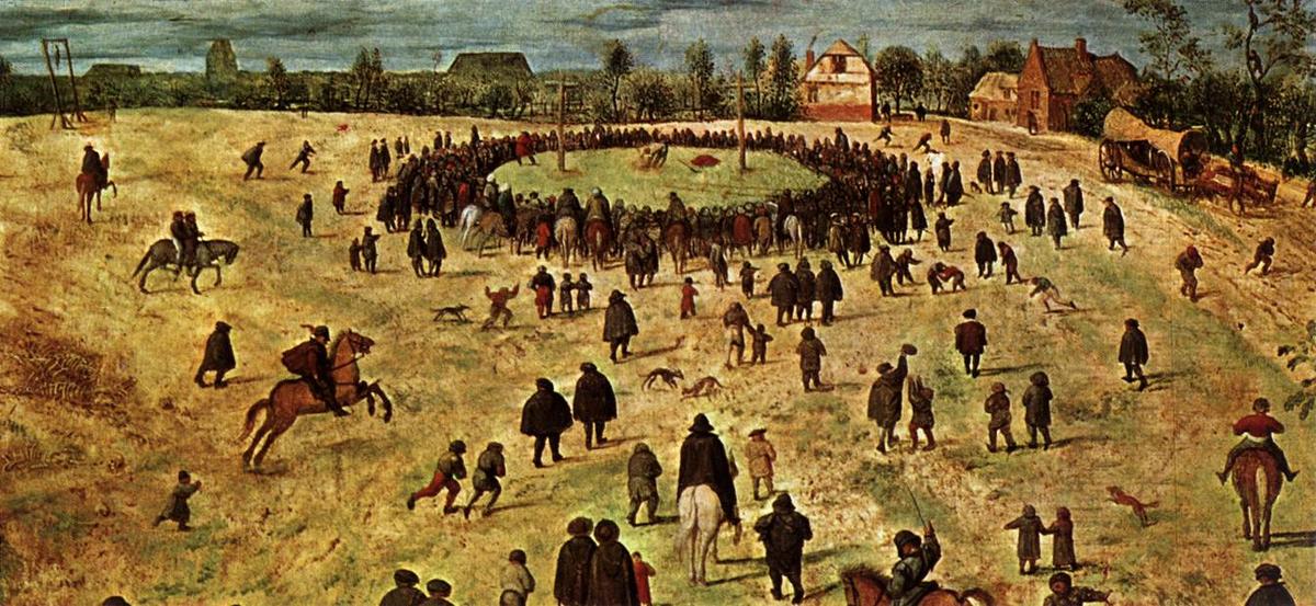Wikioo.org – La Enciclopedia de las Bellas Artes - Pintura, Obras de arte de Pieter Bruegel The Elder - Cristo con la Cruz Detalle