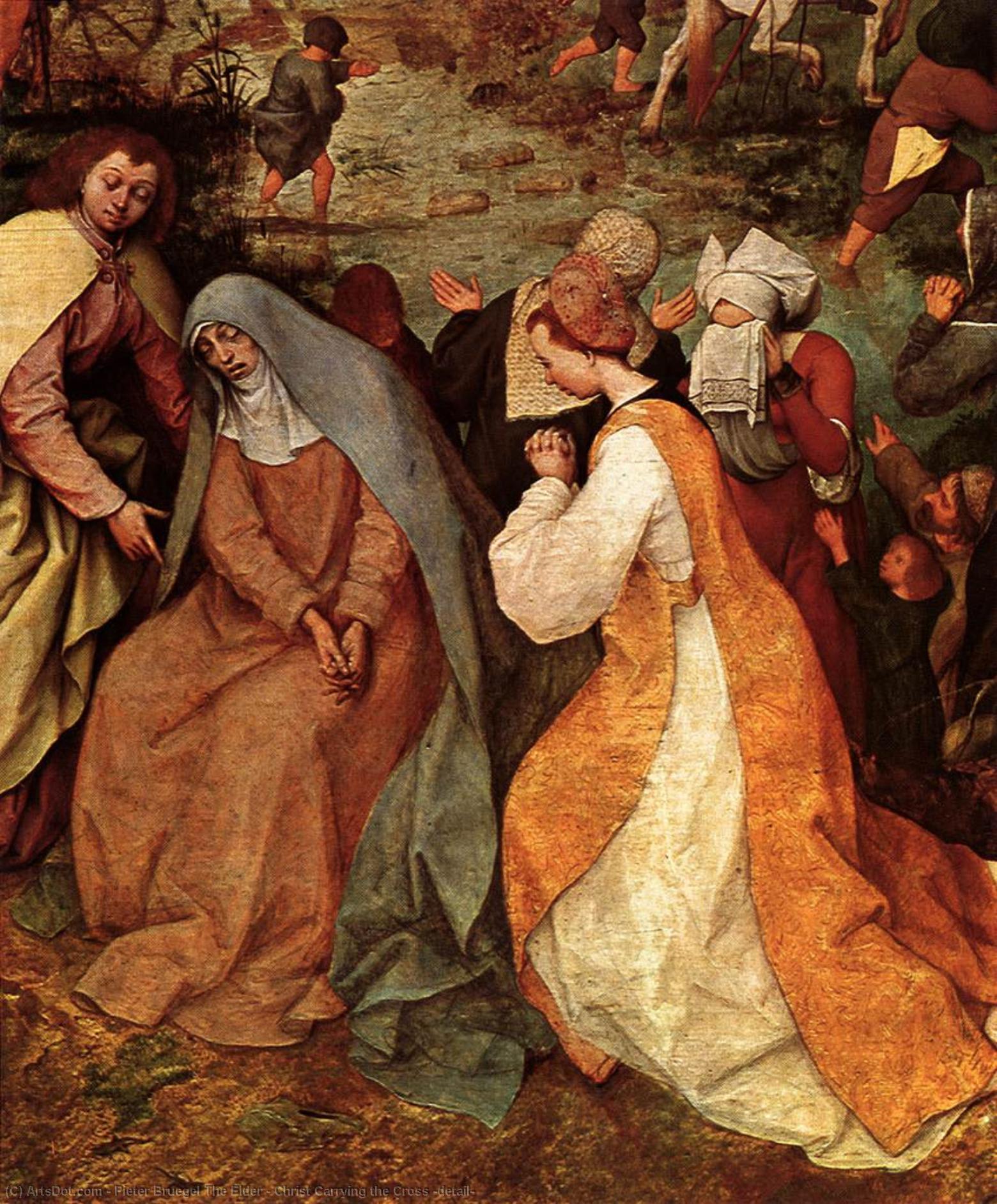 Wikioo.org - Bách khoa toàn thư về mỹ thuật - Vẽ tranh, Tác phẩm nghệ thuật Pieter Bruegel The Elder - Christ Carrying the Cross (detail)