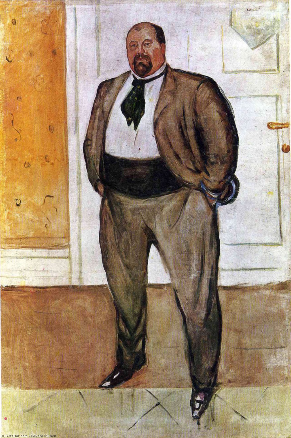 WikiOO.org - Encyclopedia of Fine Arts - Maľba, Artwork Edvard Munch - Christen Sandberg