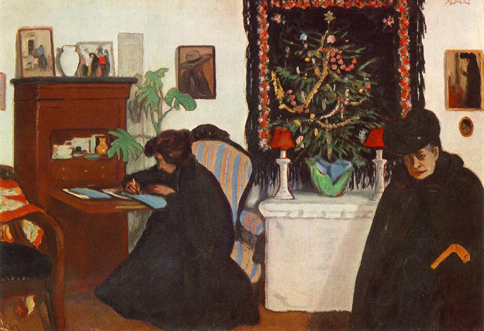 Wikioo.org - The Encyclopedia of Fine Arts - Painting, Artwork by Jozsef Rippl Ronai - Christmas