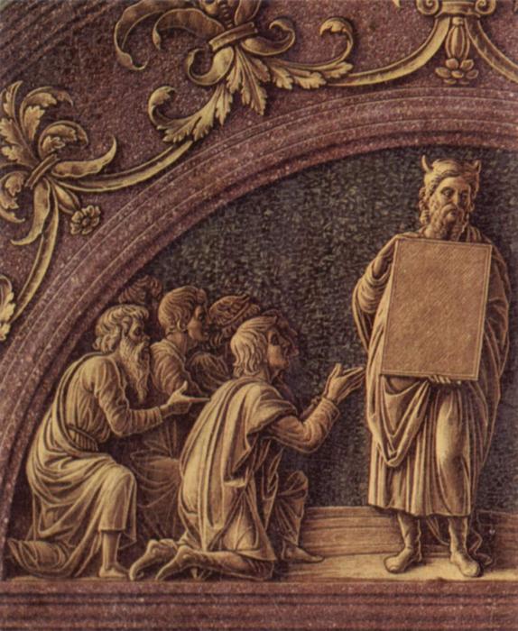 Wikioo.org - Die Enzyklopädie bildender Kunst - Malerei, Kunstwerk von Andrea Mantegna - die circumsicion von  Jesus  Ausschnitt