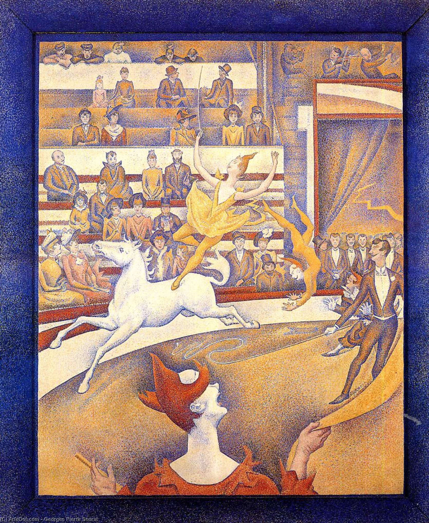 WikiOO.org - Encyclopedia of Fine Arts - Lukisan, Artwork Georges Pierre Seurat - The Circus