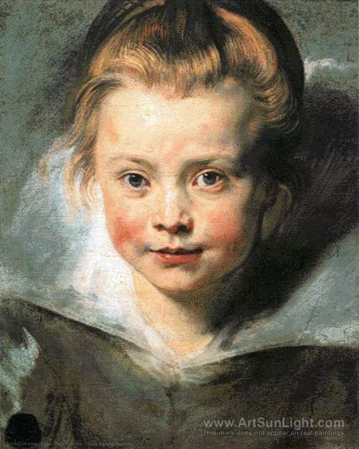 WikiOO.org – 美術百科全書 - 繪畫，作品 Peter Paul Rubens - 克拉拉小威鲁本斯
