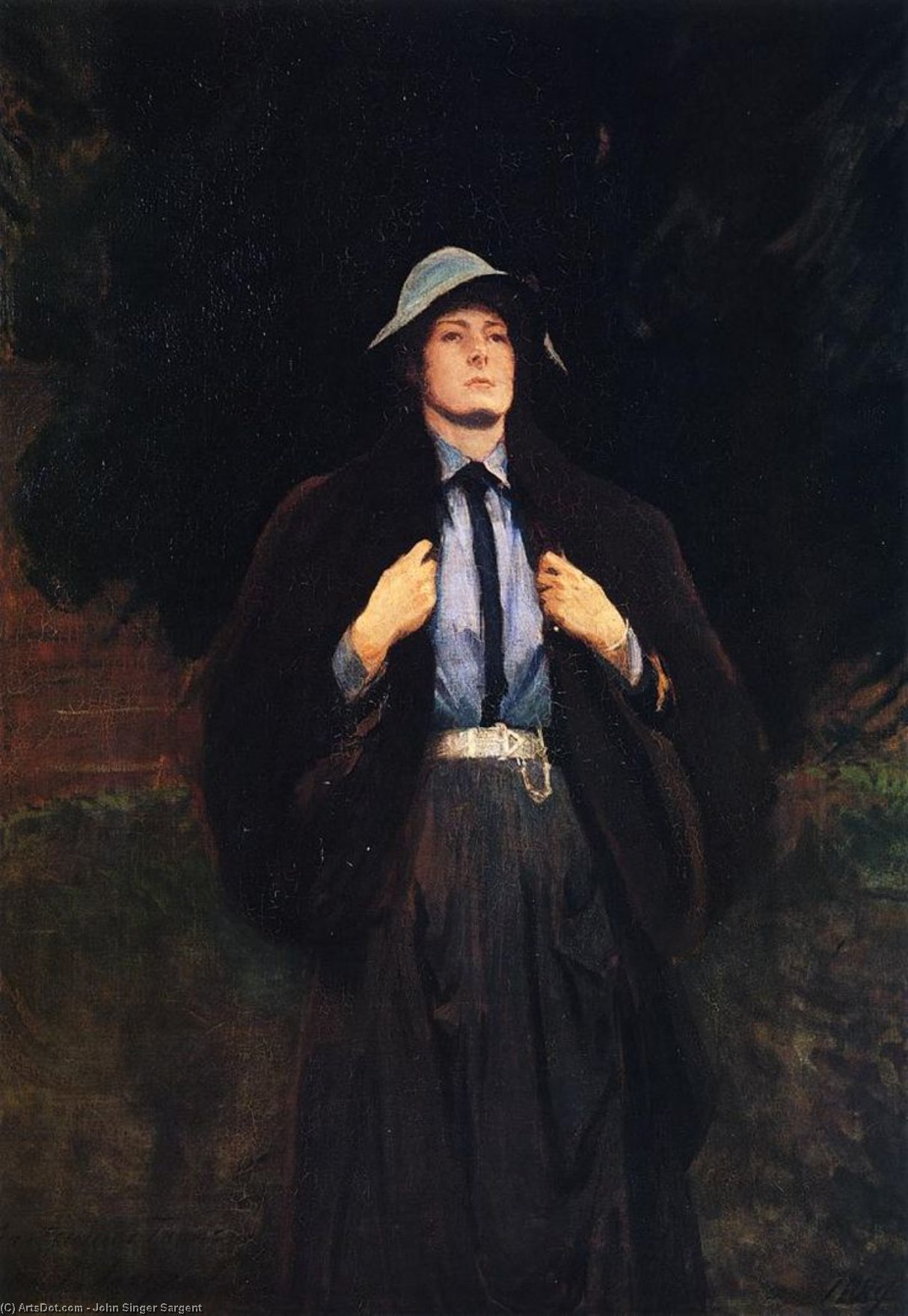 Wikioo.org - The Encyclopedia of Fine Arts - Painting, Artwork by John Singer Sargent - Clementina Austruther Thompson