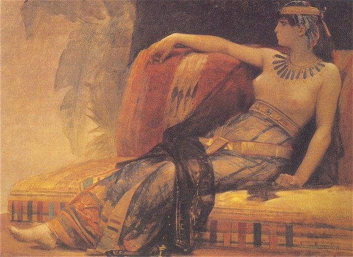 Wikioo.org - Die Enzyklopädie bildender Kunst - Malerei, Kunstwerk von Alexandre Cabanel - Kleopatra studie