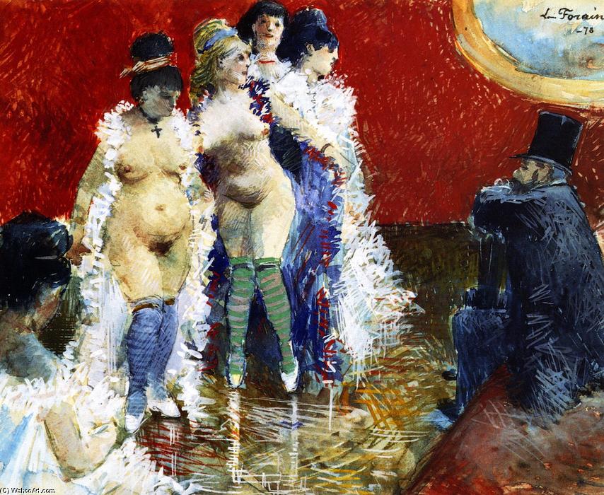 Wikioo.org - The Encyclopedia of Fine Arts - Painting, Artwork by Jean Louis Forain - The Client