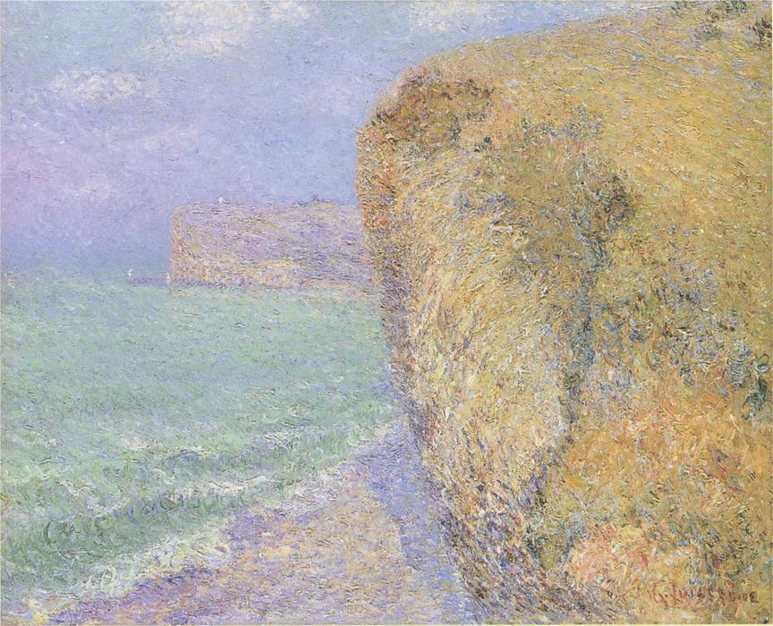Wikioo.org - The Encyclopedia of Fine Arts - Painting, Artwork by Gustave Loiseau - Cliffs at Grainval