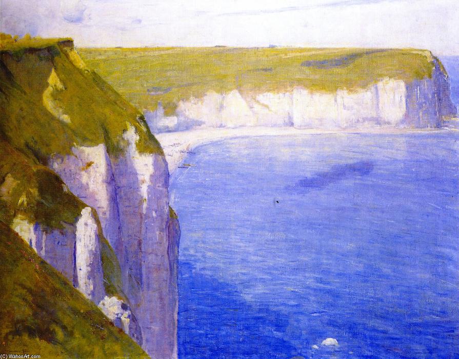 Wikioo.org - The Encyclopedia of Fine Arts - Painting, Artwork by Charles Edward Conder - Cliffs at Yport