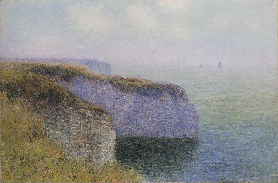 WikiOO.org - دایره المعارف هنرهای زیبا - نقاشی، آثار هنری Gustave Loiseau - Cliffs of Etretat