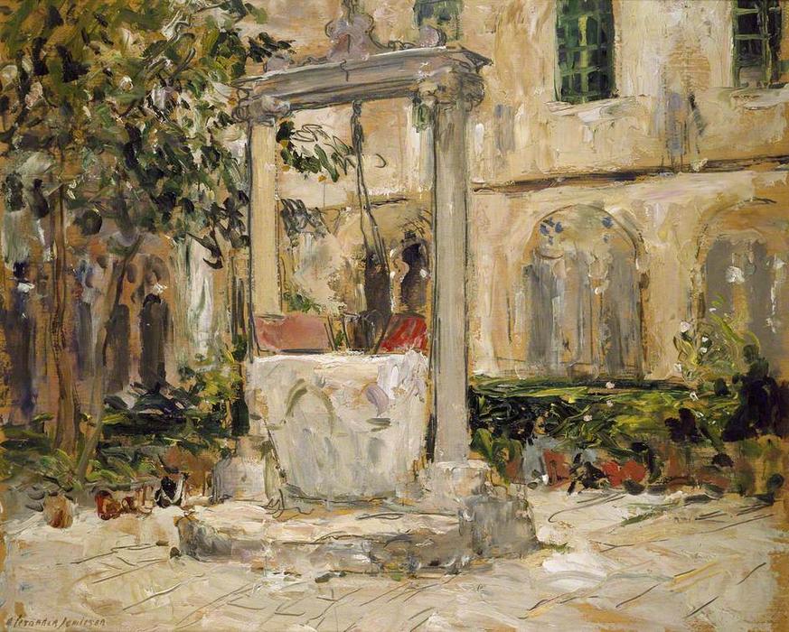 Wikioo.org - The Encyclopedia of Fine Arts - Painting, Artwork by Alexander Jamieson - Cloister of the Dominican Monastery, Dubrovnik