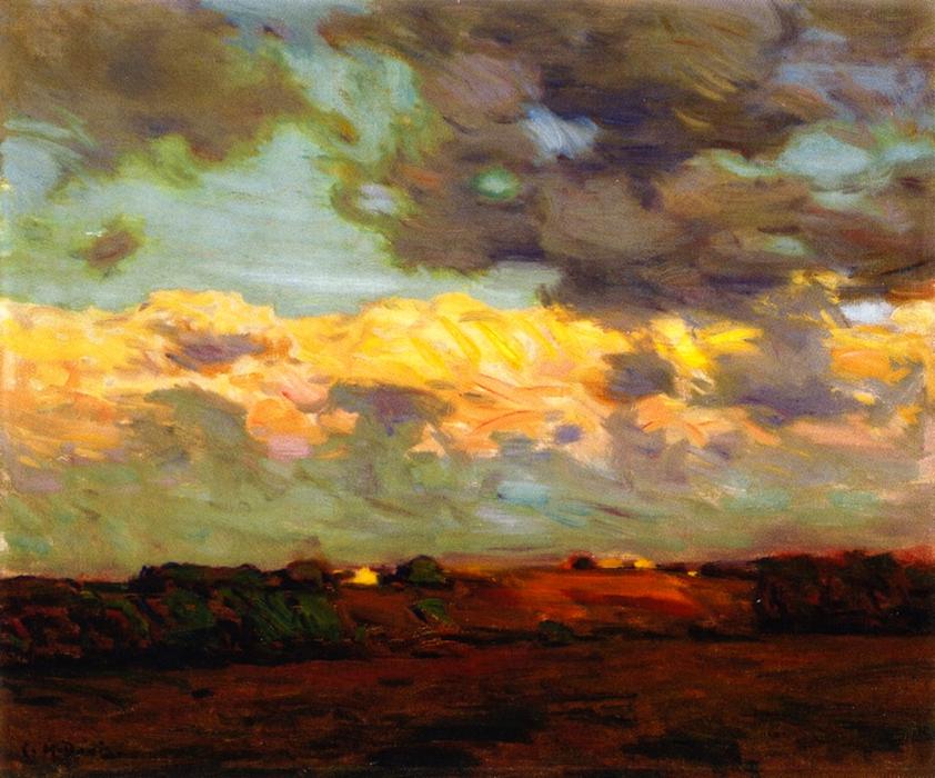 Wikioo.org – L'Enciclopedia delle Belle Arti - Pittura, Opere di Charles Harold Davis - cloud dopo tempesta
