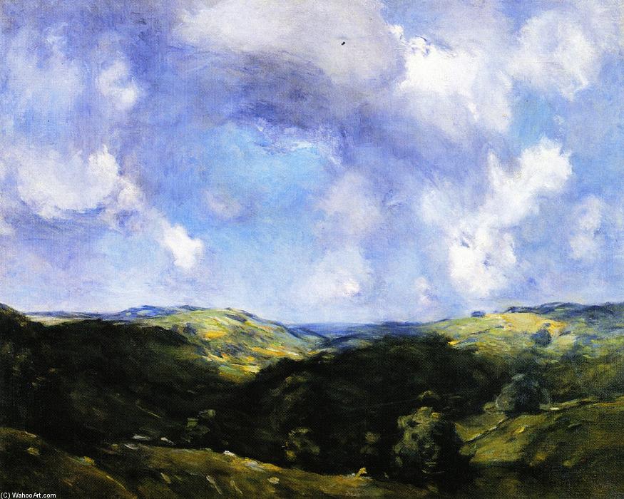 Wikioo.org - The Encyclopedia of Fine Arts - Painting, Artwork by Charles Harold Davis - Clouds and Hills (also known as August)