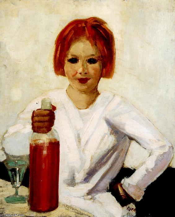 Wikioo.org - The Encyclopedia of Fine Arts - Painting, Artwork by George Benjamin Luks - The Clown's Daughter
