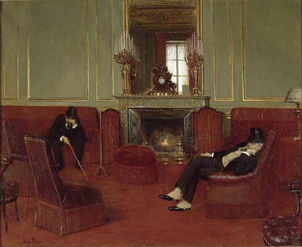 Wikioo.org - The Encyclopedia of Fine Arts - Painting, Artwork by Jean Georges Béraud - The Club