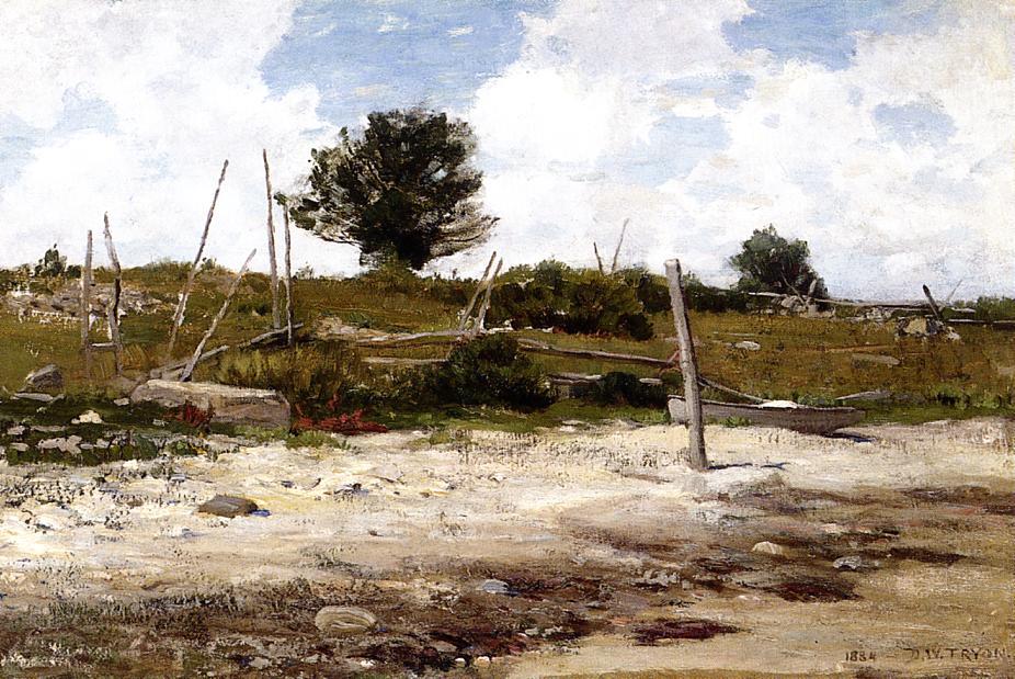 Wikioo.org - The Encyclopedia of Fine Arts - Painting, Artwork by Dwight William Tryon - Coastal Landscape