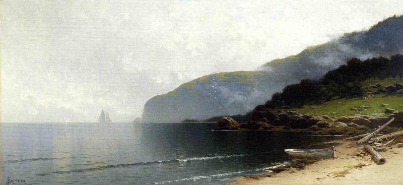 Wikioo.org - The Encyclopedia of Fine Arts - Painting, Artwork by Alfred Thompson Bricher - Coastal Scene