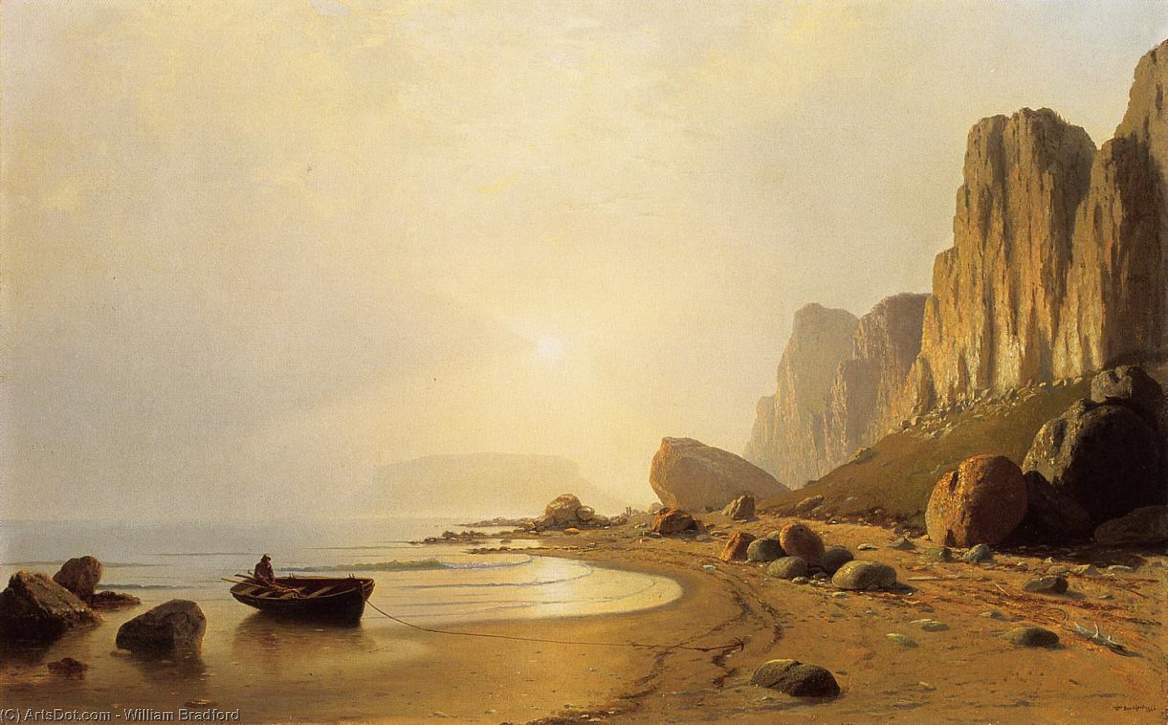 Wikioo.org - The Encyclopedia of Fine Arts - Painting, Artwork by William Bradford - The Coast of Labrador