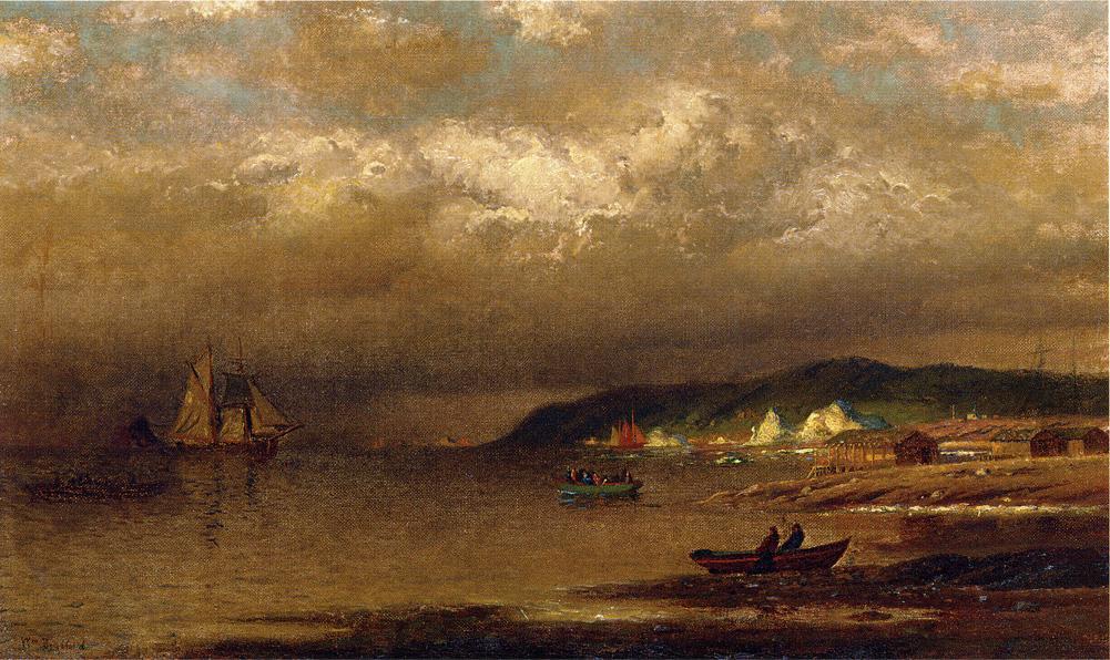Wikioo.org - The Encyclopedia of Fine Arts - Painting, Artwork by William Bradford - Coast of Newfoundland