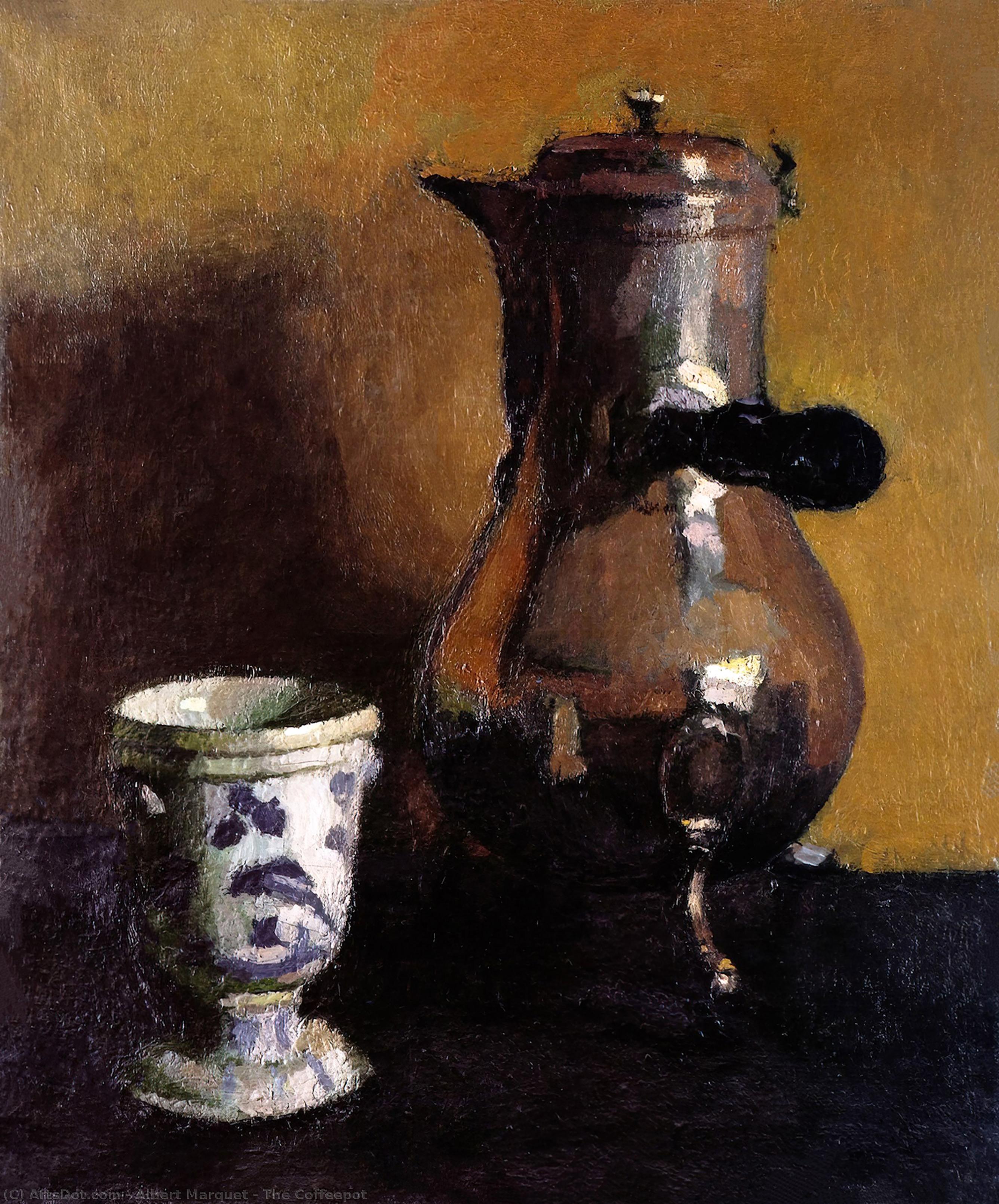 Wikioo.org - Bách khoa toàn thư về mỹ thuật - Vẽ tranh, Tác phẩm nghệ thuật Albert Marquet - The Coffeepot