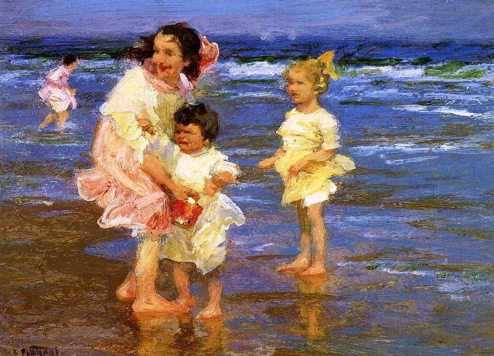 Wikioo.org - The Encyclopedia of Fine Arts - Painting, Artwork by Edward Henry Potthast - Cold Feet