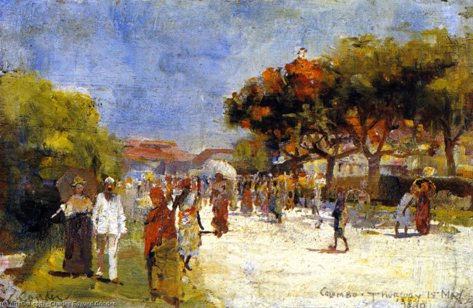 Wikioo.org - The Encyclopedia of Fine Arts - Painting, Artwork by Charles Edward Conder - Colombo