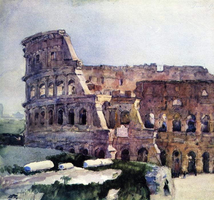 Wikioo.org - The Encyclopedia of Fine Arts - Painting, Artwork by Vasili Ivanovich Surikov - The Colosseum